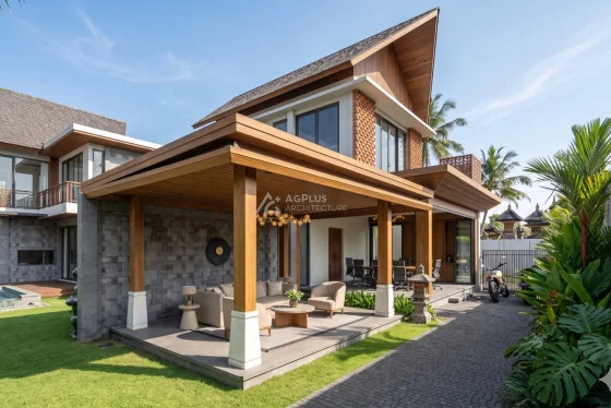 Desain Rumah Tinggal Modern Tropis